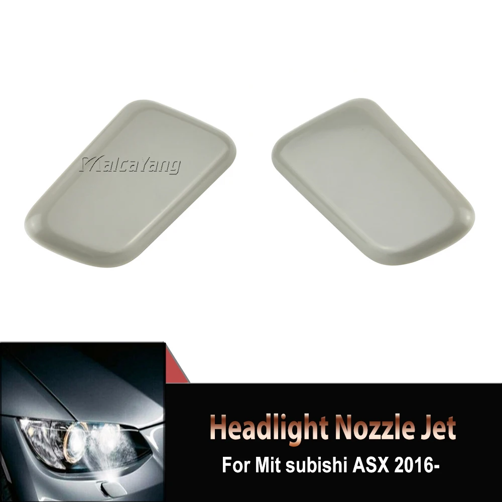 

Car styling Front Bumper Left/Right Headlight Washer Jet Cover Headlamp washer spray nozzle Cap For Mit subishi ASX 2016-