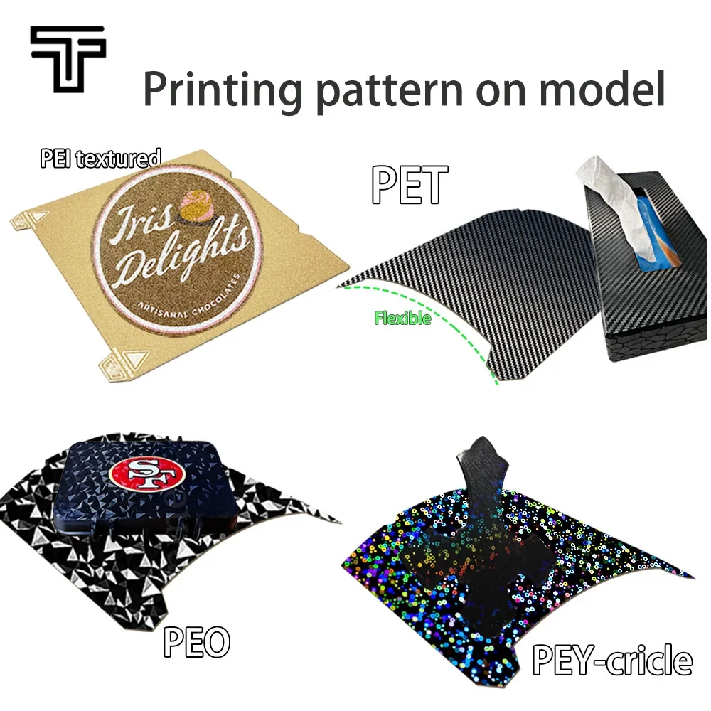 PEY Hot Bed PEO/PET + PEI гибкий лист Магнитная кровать двухсторонний 3D принтер 180/257/235/315 мм