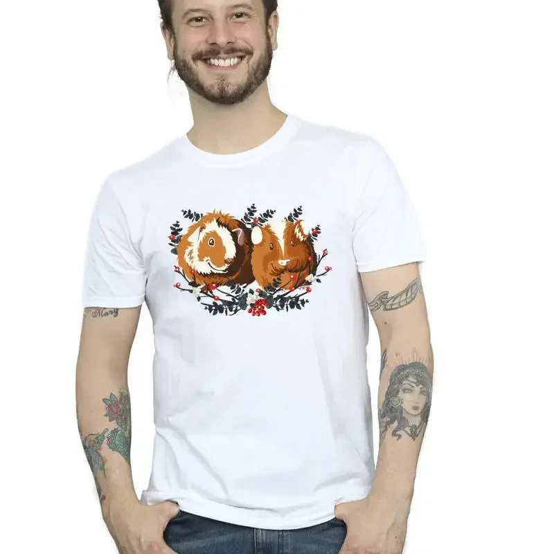 Фото Мужская футболка с изображением морских свинок Pets Men's Guinea Pig Pair №1