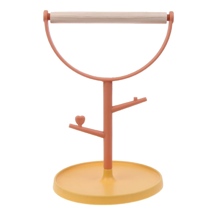

Parrot Playstand Bird Training Stand Perch Gym with Plastic Round Poop Tray Drop shipping