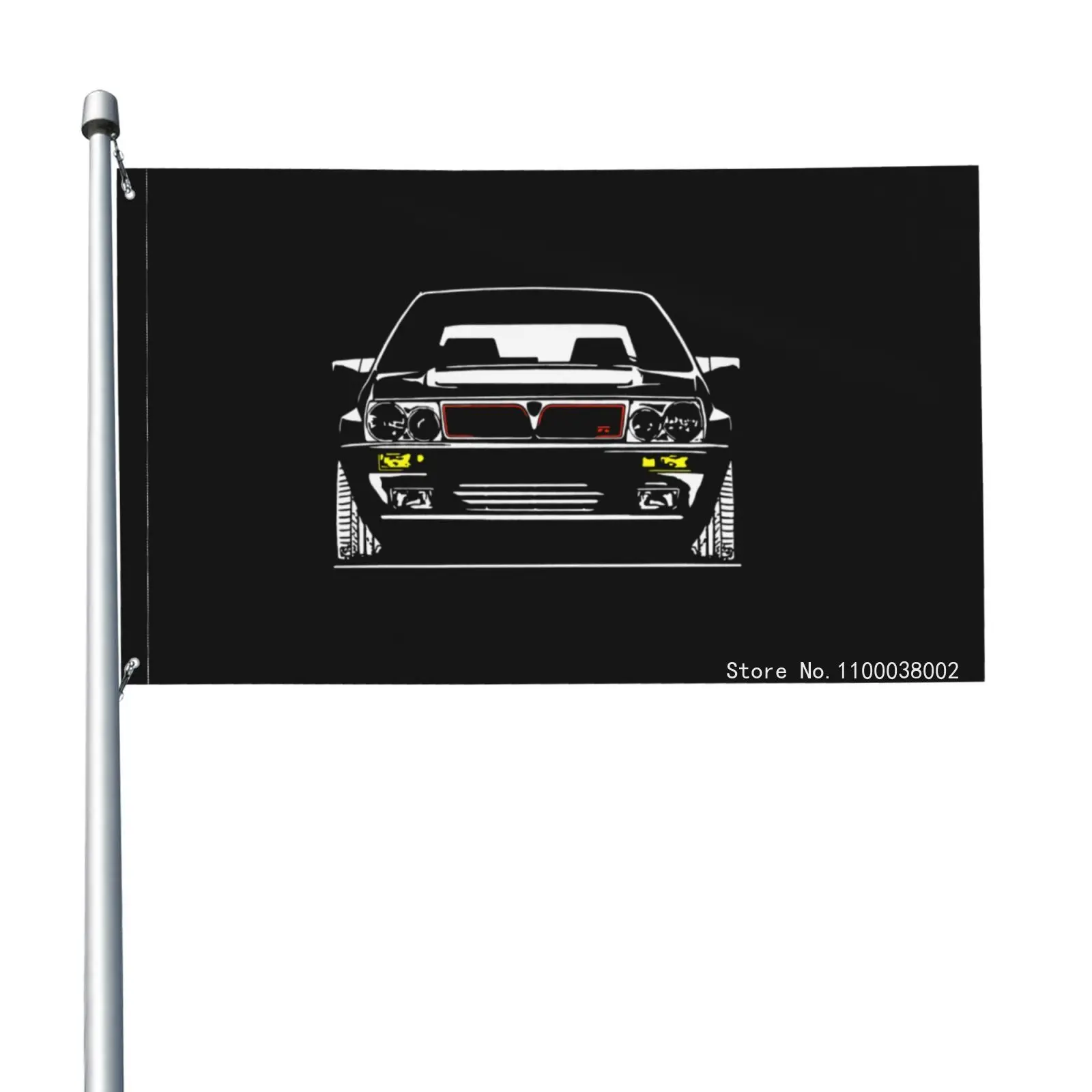 Для Lancia Delta Hf Fans Classic Rally Integrale 16V турбо флаг яркий рекламный клубный Декор | Дом и