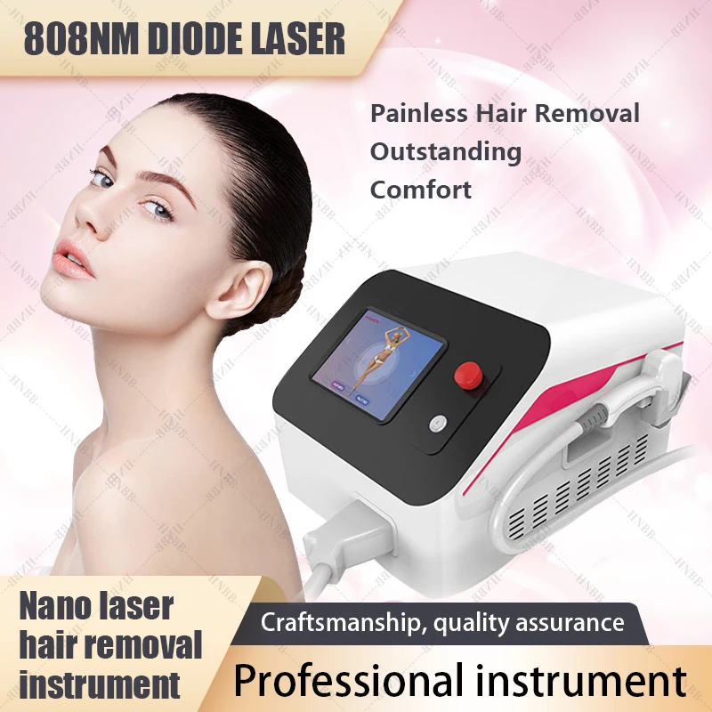 

Профессиональный аппарат для удаления волос 808 нм, диодный лазер для удаления волос, устройство для безболезненного и постоянного удаления волос на холоде 808 нм