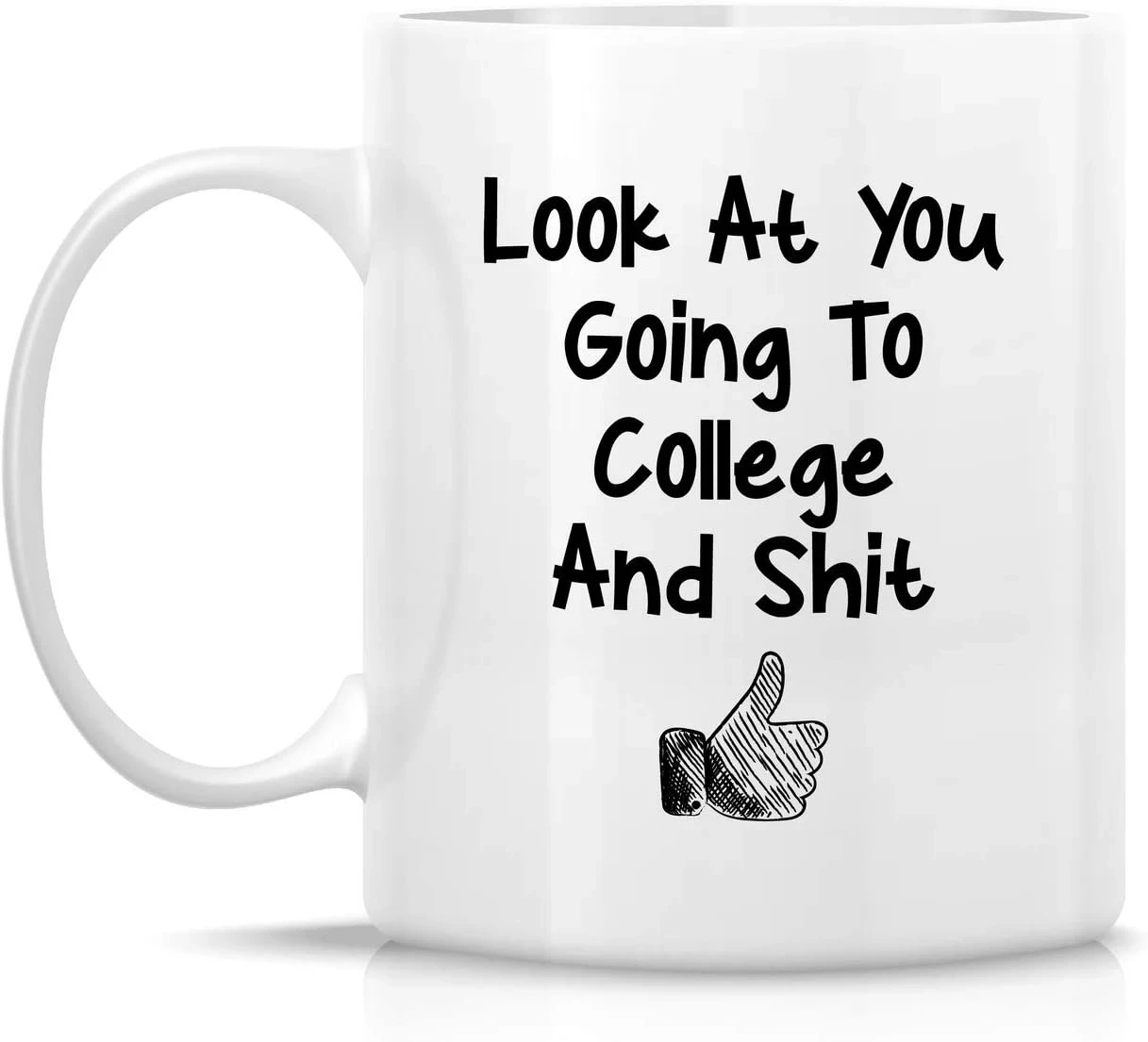 

Посмотрите на вас, что вы едете в колледж, чашки Sarcasm Мотивирующий вдохновляющий, учитель, Mugen, кофейные кружки, посуда для напитков, кофейная ...