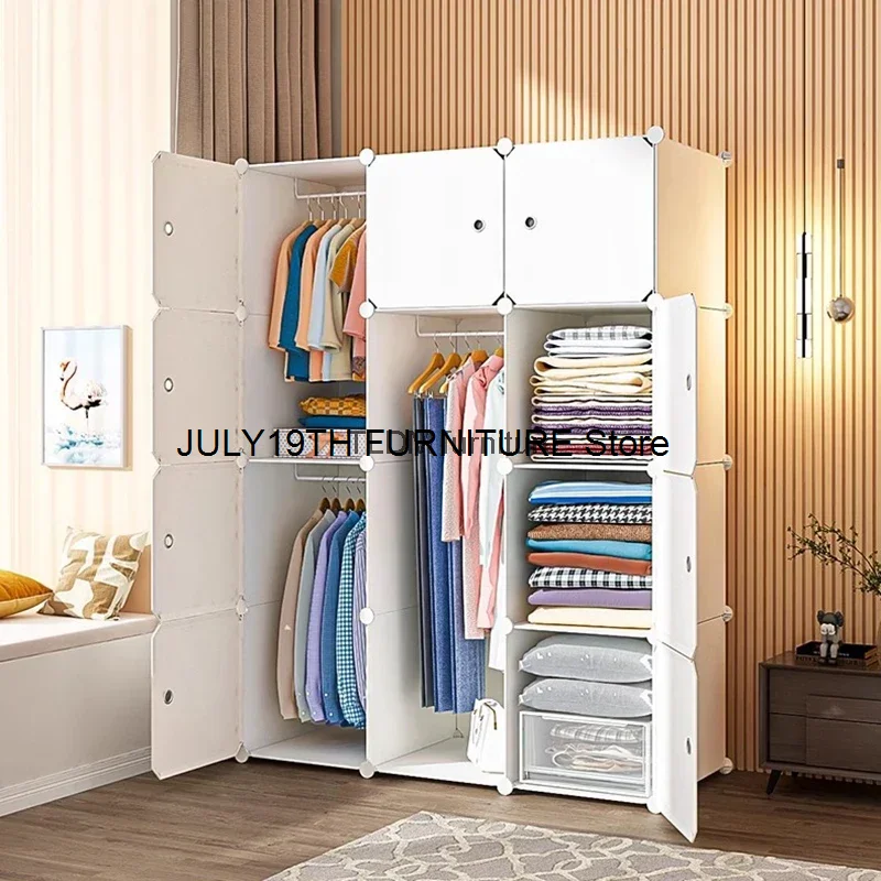 Пластиковый органайзер шкаф для хранения шкафы одежды портативная мебель