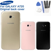 original samsung battery cover housing for samsung galaxy a7 2017 edition a720 sm a720 phone battery backshell back cover cases