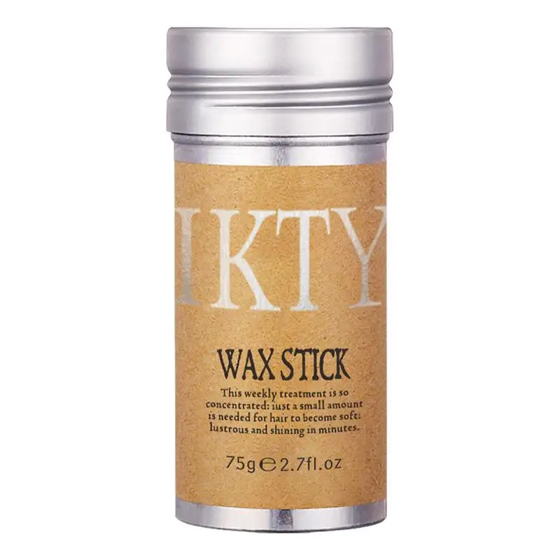 

Палочка для волос с сильной фиксацией, Восковая Палочка для стайлинга волос, для пушистых волос для детей, мужчин и женщин, 75 г, воск для стай...