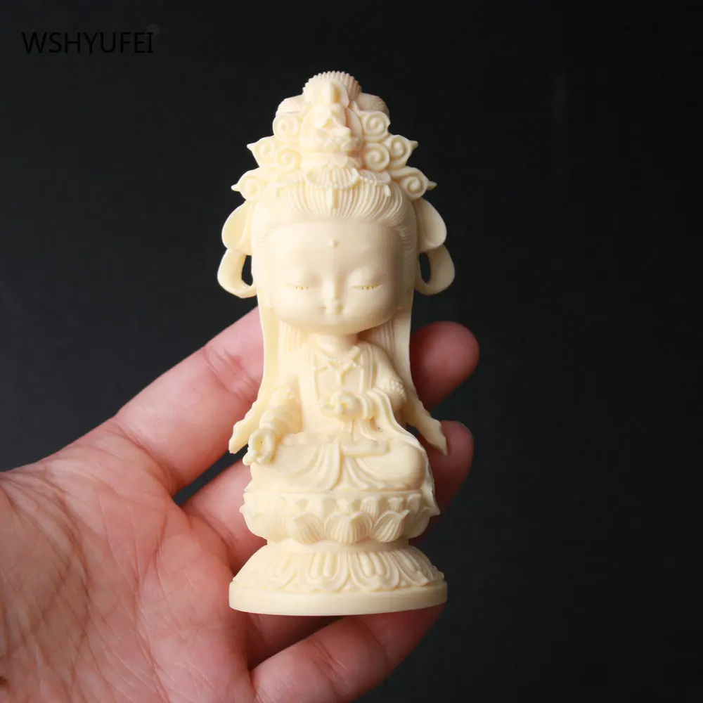 WSHYUFEI 1 комплект скульптура лотоса Гуаньинь искусственная высококлассная