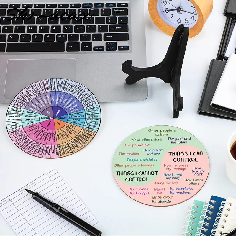 2 шт. колесо чувства алюминиевое круглое металлическое для лечения эмоций