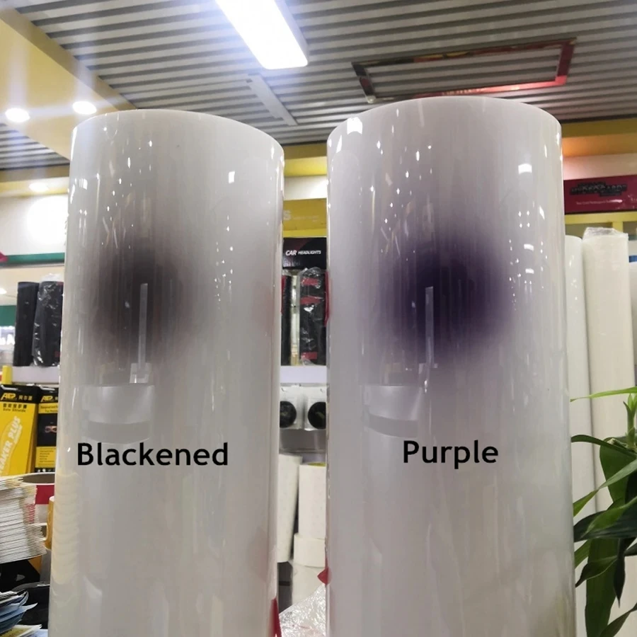 Фотохромная пленка для лампы из ТПУ автомобильных фар лампочек наклейки