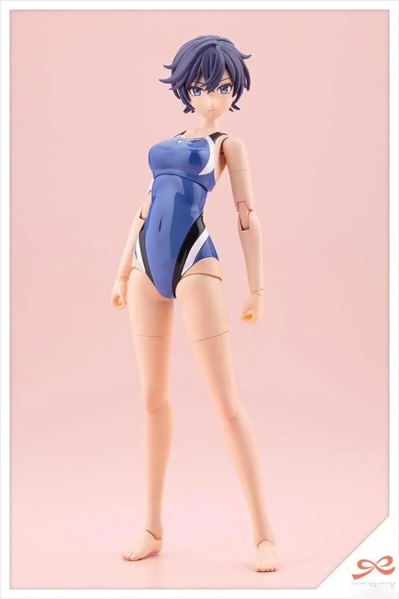 Фото Оригинальная фигурка Kotobukiya Sousai Shojo Teien Руи Саотомэ в соревновательном купальнике, аниме-модель, сборная коллекционная фигурка. №2