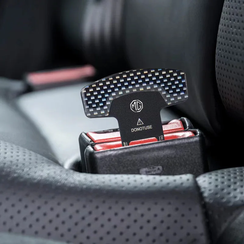 

1/2 шт., автомобильная Пряжка из углеродного волокна для ремня безопасности, зажим для Tesla Model 3, модель Y 2023, модель S, модель X, автомобильные акс...