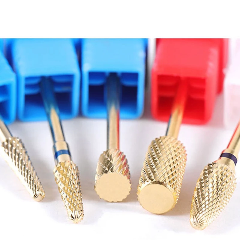 

2021New Tungsten Carbide Nail Drill Bits Milling Cutter for Rotary Electric Manicure Machine Nail Art Tools Nail Polish Pen Head