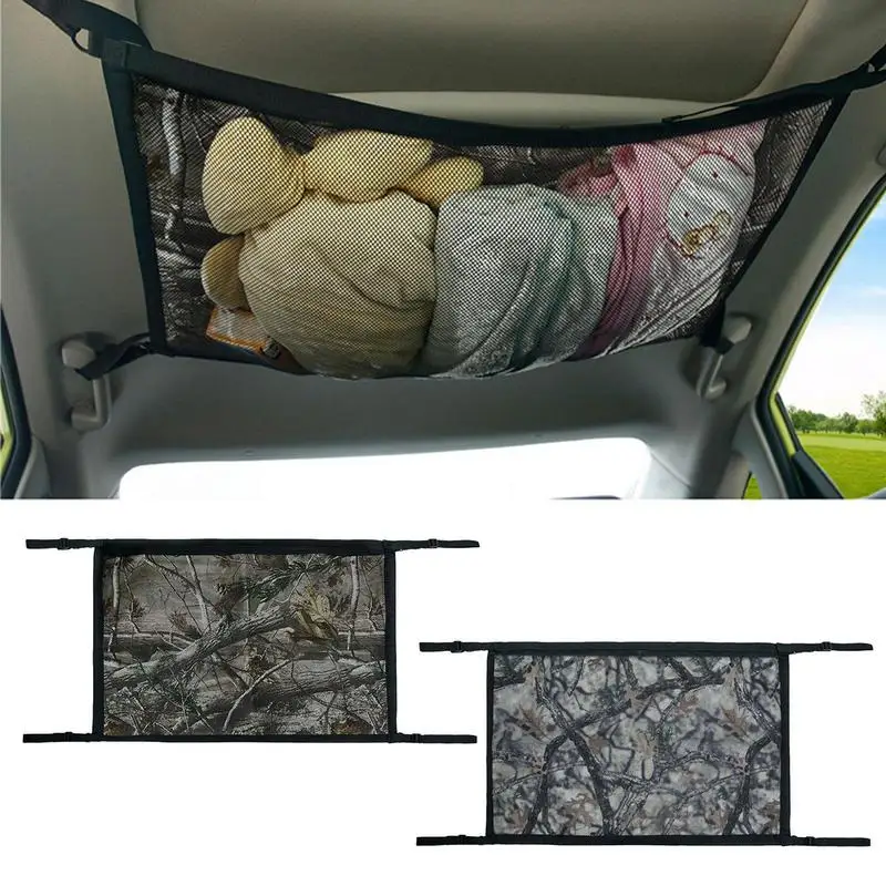 

Автомобильная потолочная грузовая сеть, грузовая сеть для внедорожников с регулируемым ремешком, автомобильная потолочная грузовая сеть, ...