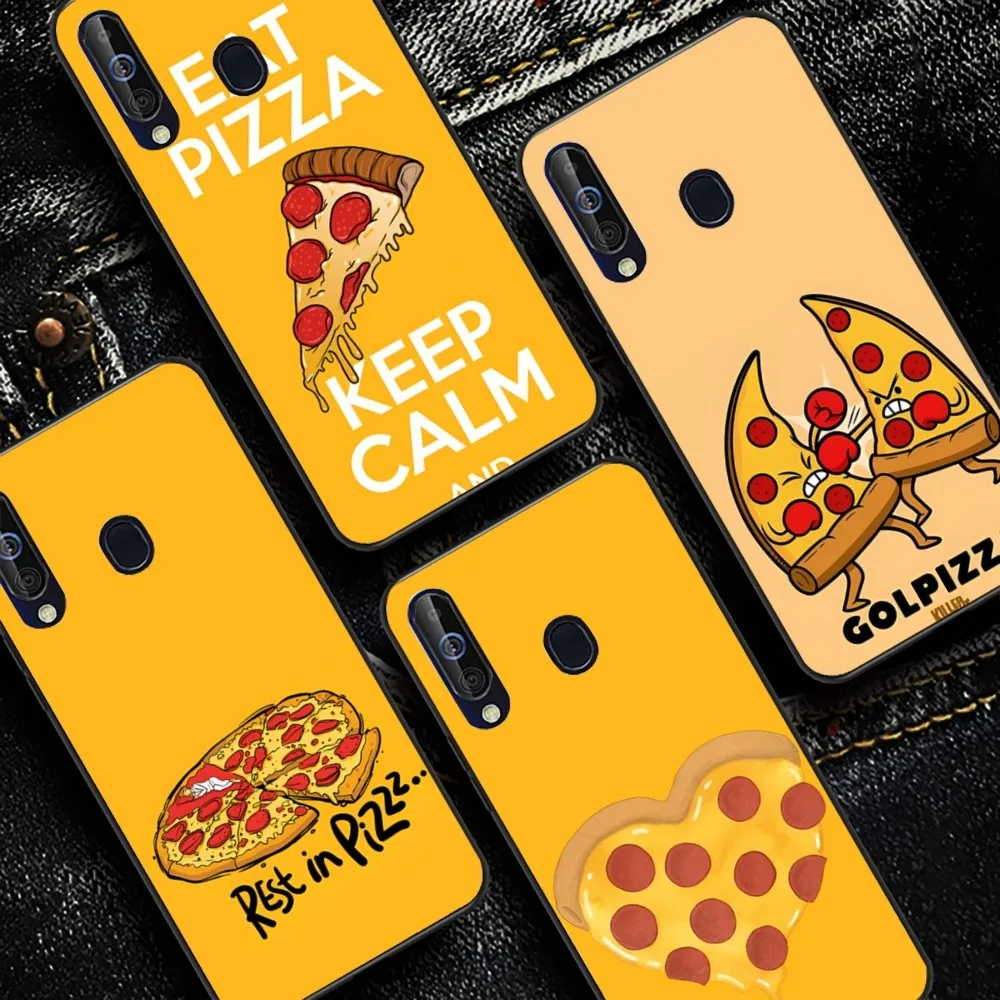 Мягкий силиконовый чехол для телефона Мороженое Пицца Samsung A 10 11 12 13 20 21 22 30 31 32 40 51 52
