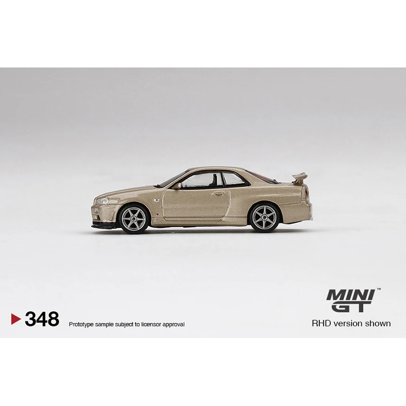 Предпродажа в мае MINI GT 1/64 Nissan Skylnie GT-R (R34) литая модель автомобиля |