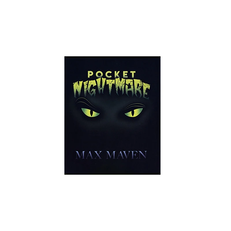 

Pocket Nightmare By Max Maven Mind Magic Tricks For Professional Magicians Stage Close-Up Magic Fun Mentalism Illusion Gimmicks