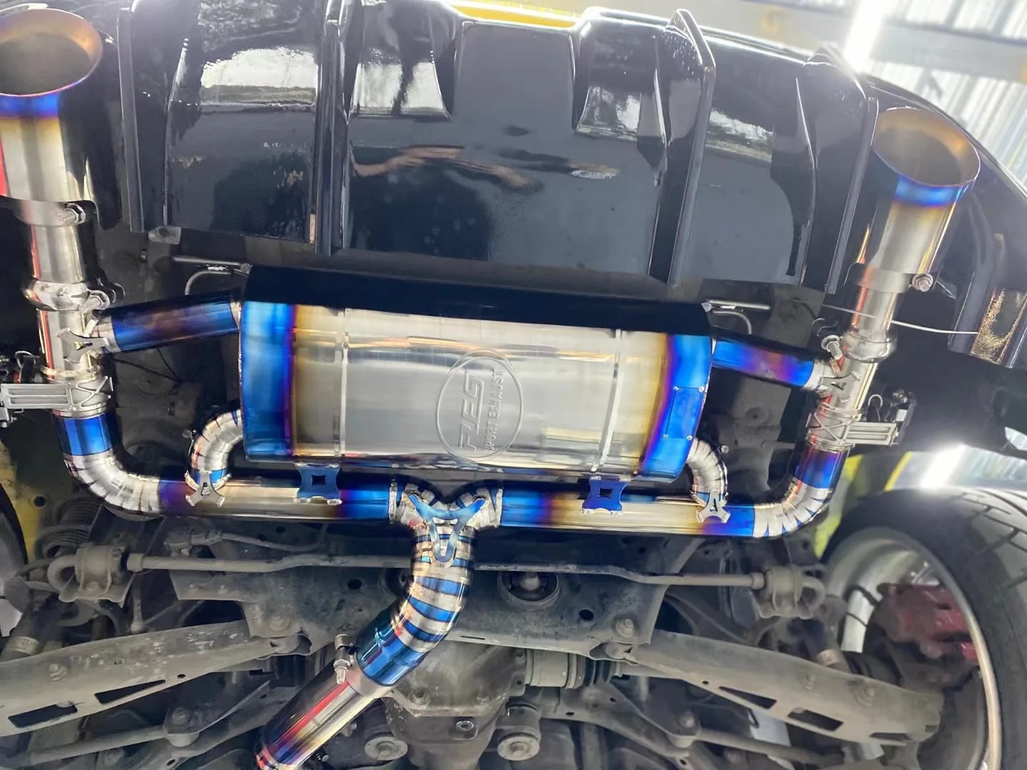 Титановая выхлопная система Brz Catback для Toyota GR86 2.4L Subaru 2022 запчасти