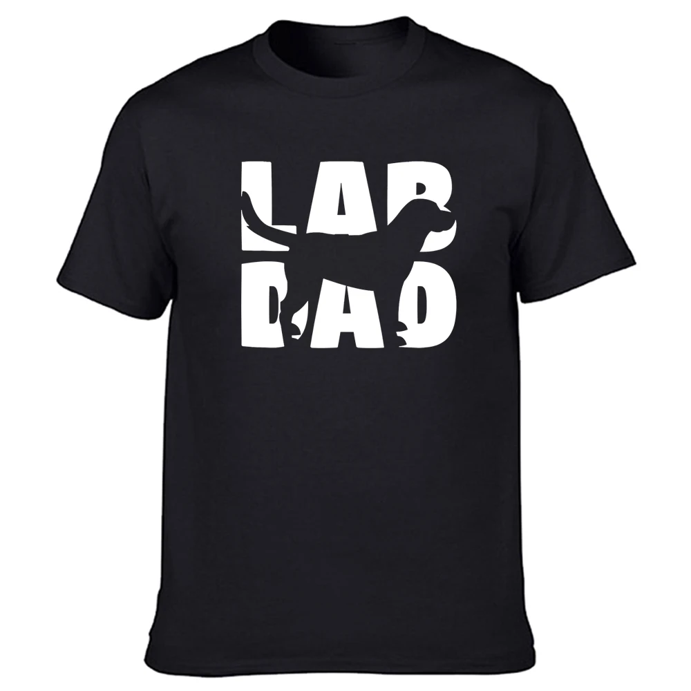 

Lab Dad Labrador Retriever Dad Gift for Dog Dads T Shirts Graphic Cotton Streetwear Short Sleeve O-Neck Birthday Gift T-shirt