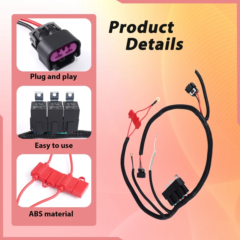 7L5533A226T обновленный электрический вентилятор жгут проводов управления ЭБУ для Chevy