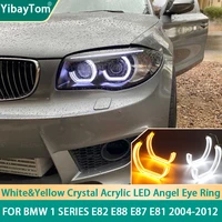 bright durable warranty switchback dtm style light led angel eye halo dual color for bmw 1 series e82 e88 e87 e81 2004 2012