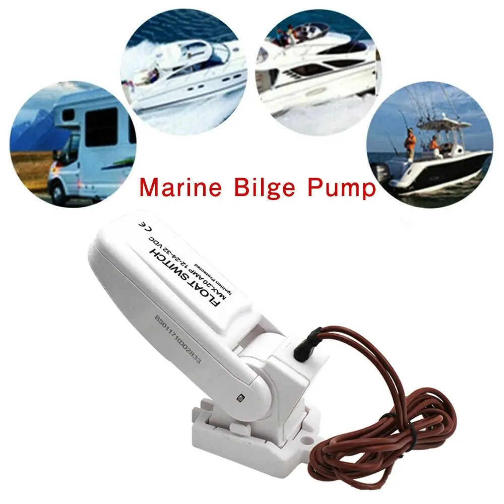 

Accessories Boat Yacht Flow Sensor Float Switch Marine Electric Bilge Pump