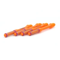 cuesoul ak7 very slim orange dart shaft for steel tip dart and soft tip darts
