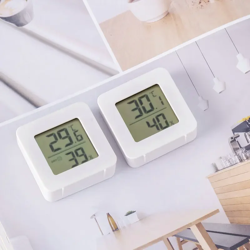Мини-датчик термометра ЖК-цифровой термометр гигрометр метеостанция измеритель
