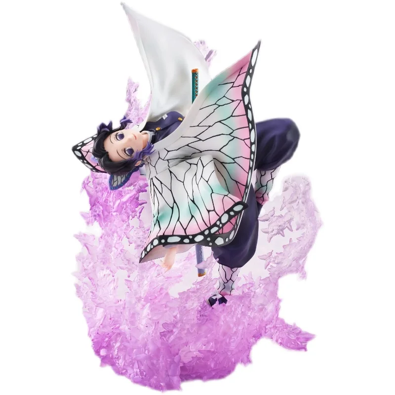 

Demon Slayer Kochou Shinobu Japan Anime Perimeter Figuren Model Desktop Cartoon Collectibles Ornament Speelgoed