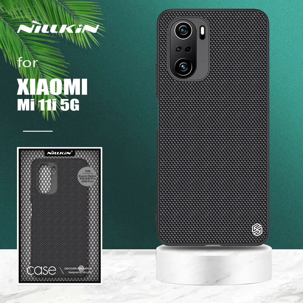 

Чехол для Xiaomi Mi 11i 5G Case Nillkin 3D текстурированный нейлоновый деловой мягкий чехол из ТПУ для задней панели телефона Xiaomi Mi11i Mi 11i