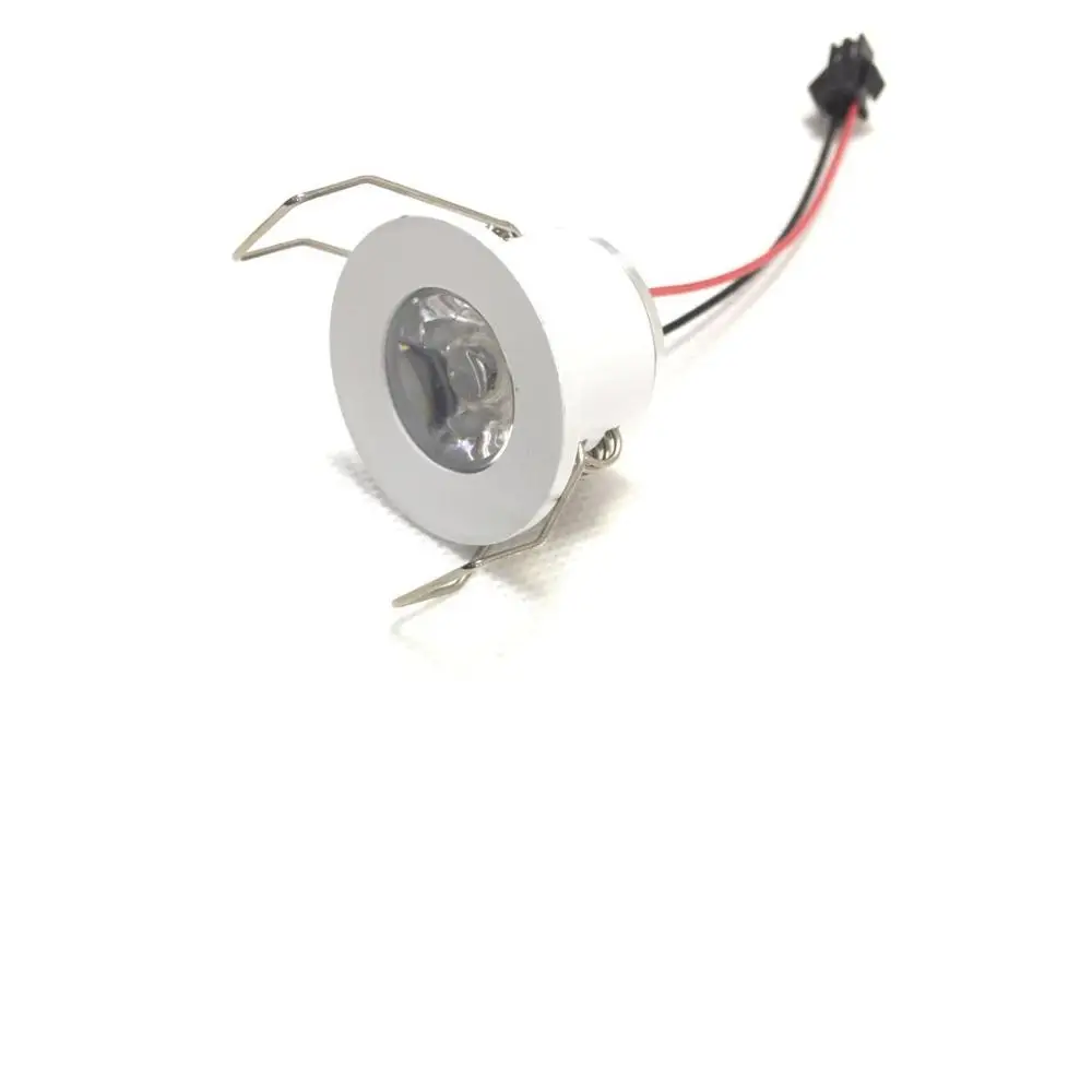 Мини-новый хит продаж10 StüCk 1 Вт Led Einbauleuchte Round Verstellbarer Balck Spot Deckenlampe