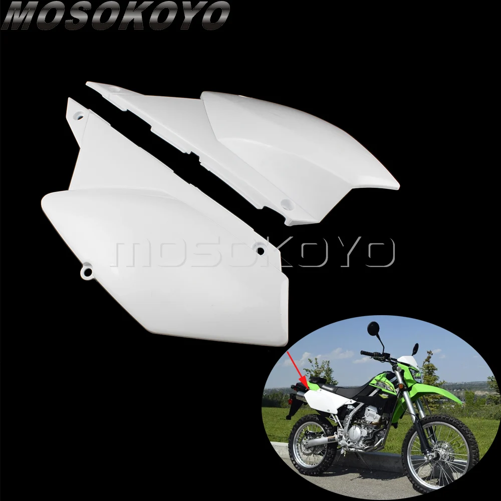 

Off Road Plastic Fairing Cowl Side Frame Guard Side Panel Plate Cover For Kawasaki D-Tracker X KLX250 2008-2019 KLX250S KLX250SF