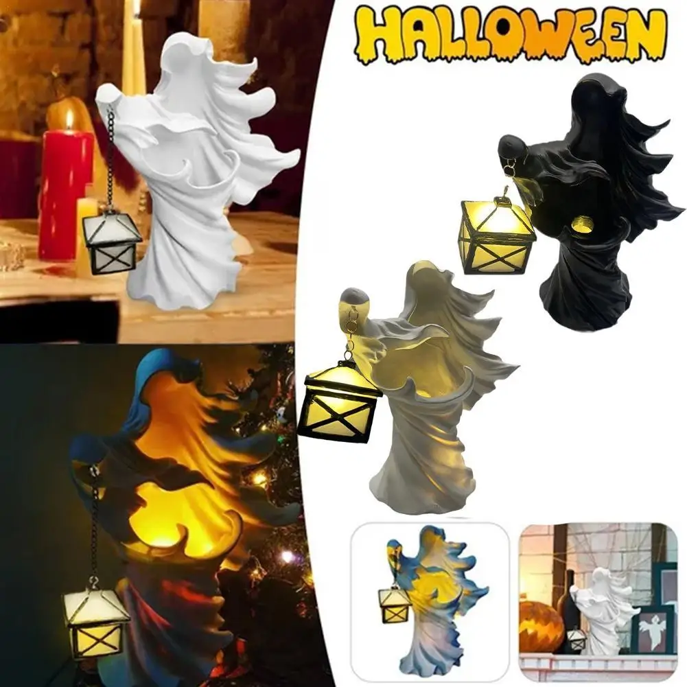 

New Garden Witch Sculpture Gothic Kitten Decoration Halloween Magic Cat Statue Resin Craft Ornament Home Outdoor Courtyard Decor