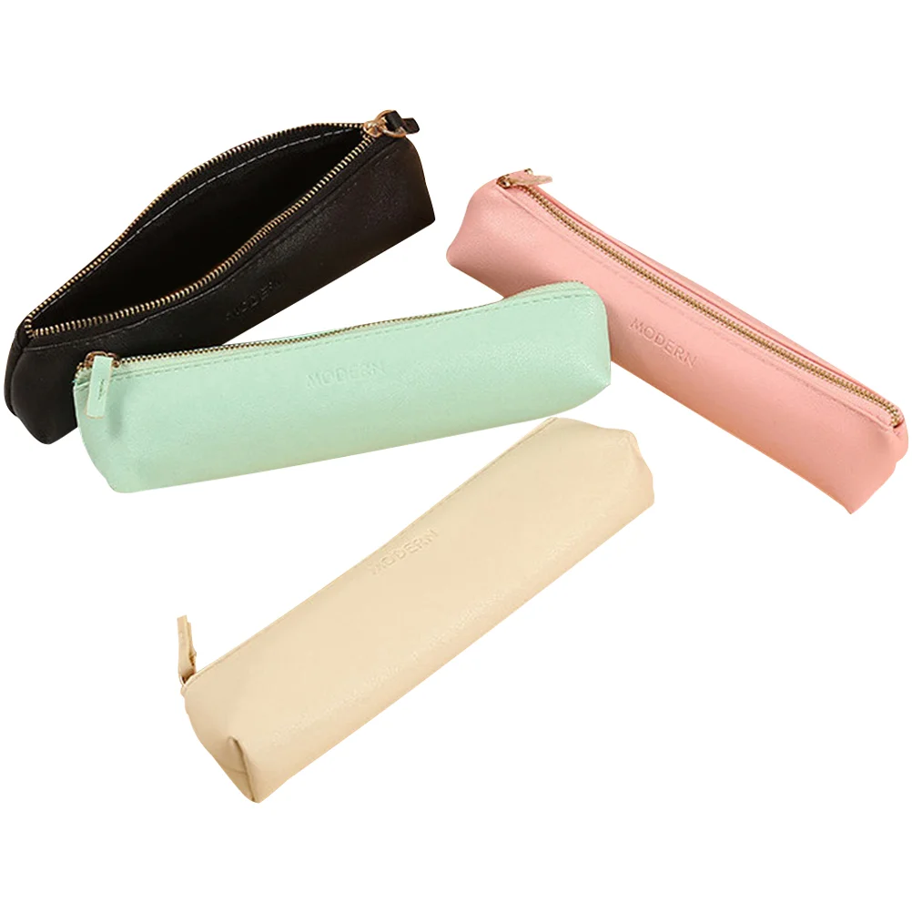 

Pencase Pouch Zipperstationerymakeup Holderbrush Ruler Kids Student Pouches Lovely Smallreusable Make Girlsportablecases