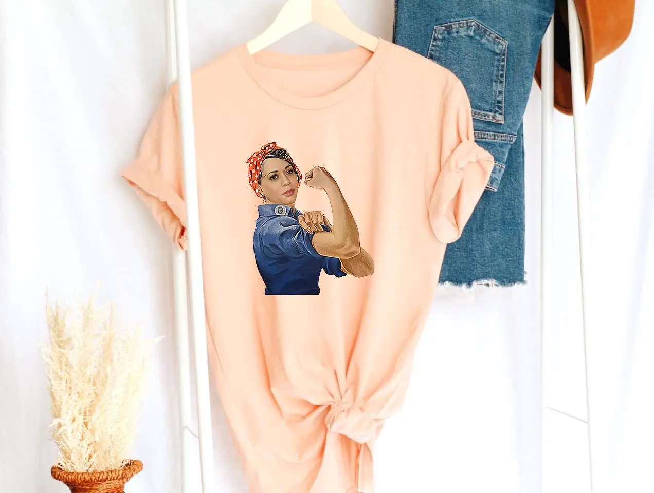 Футболка Kamala Harris для президента 2024 выборы людей ралли