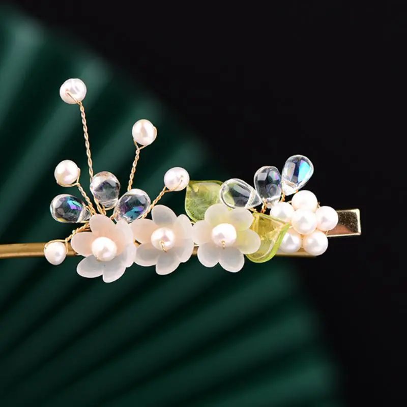 

Fashion Hair Clip Luxury Natural Freshwater Pearls Girls Hairpins Hanfu Hair Accessories for Women