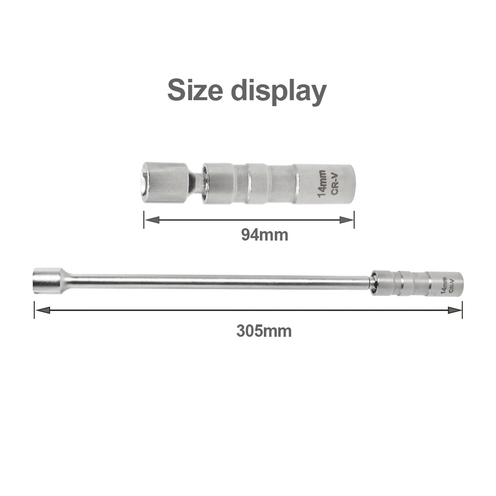 Стальная Магнитная автомобильная свеча зажигания с 12 углами 14 мм 16 инструмент