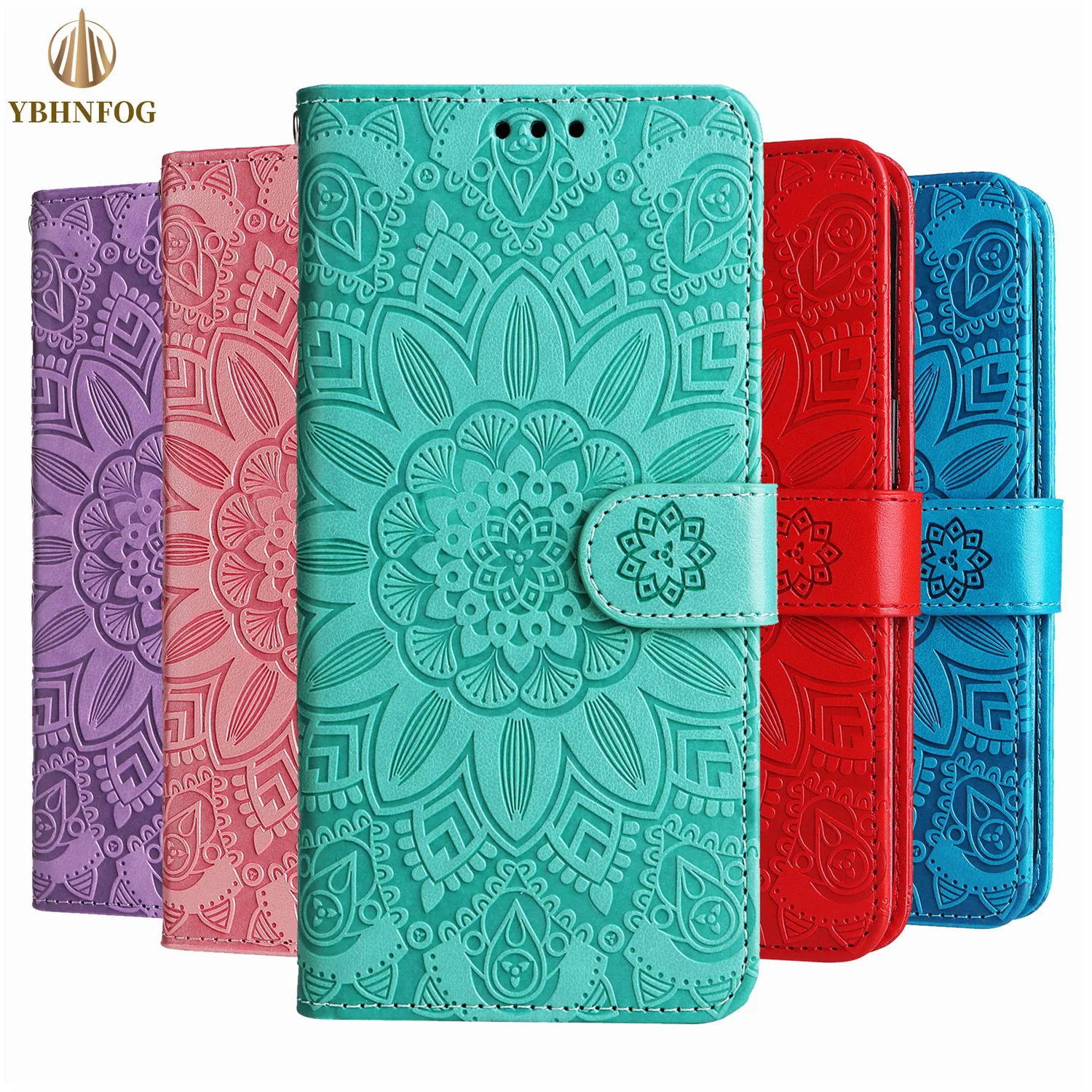 

Luxury Embossed PU Leather Flip Case For Samsung Galaxy A13 A23 A33 A53 A73 A12 A22 A32 A52 M33 M52 M53 Wallet Phone Cover Coque