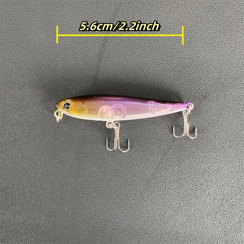 Фото LURETV Japan JACKALL Same Style CHUBBY PENCIL 56F Поверхностный карандаш Поплавок Длинный бросок Roada Поддельная приманка Word DogPE080 №4