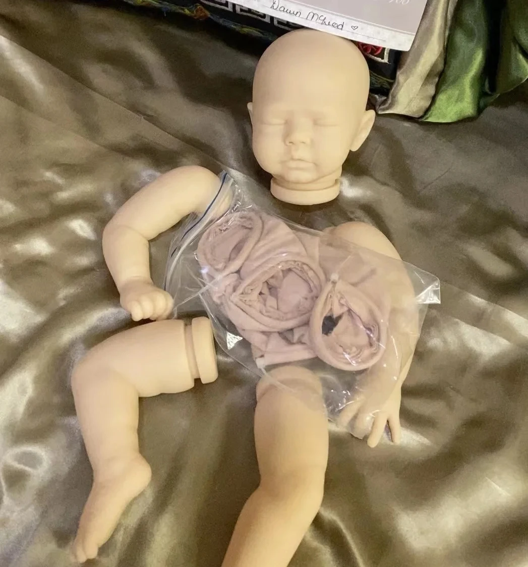 16-дюймовый комплект куклы реборн Zori незаконченный неокрашенный с тканевым