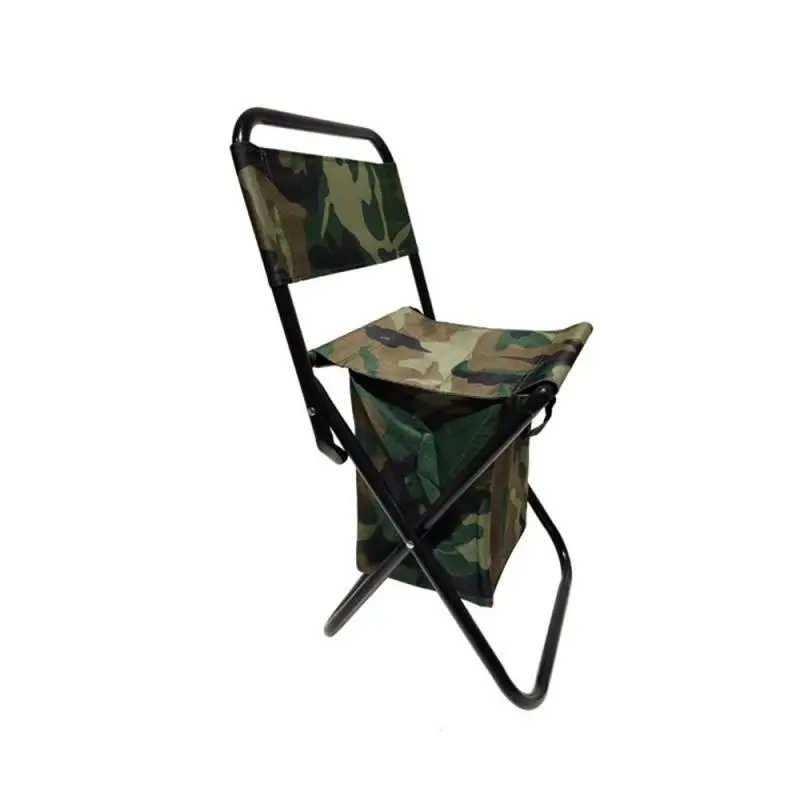 

600d Oxford Cloth Beach Stools Wear-resistant Backrest Chair Comfort Fishing Stools Camping Equipment Outdoor Bench Portable