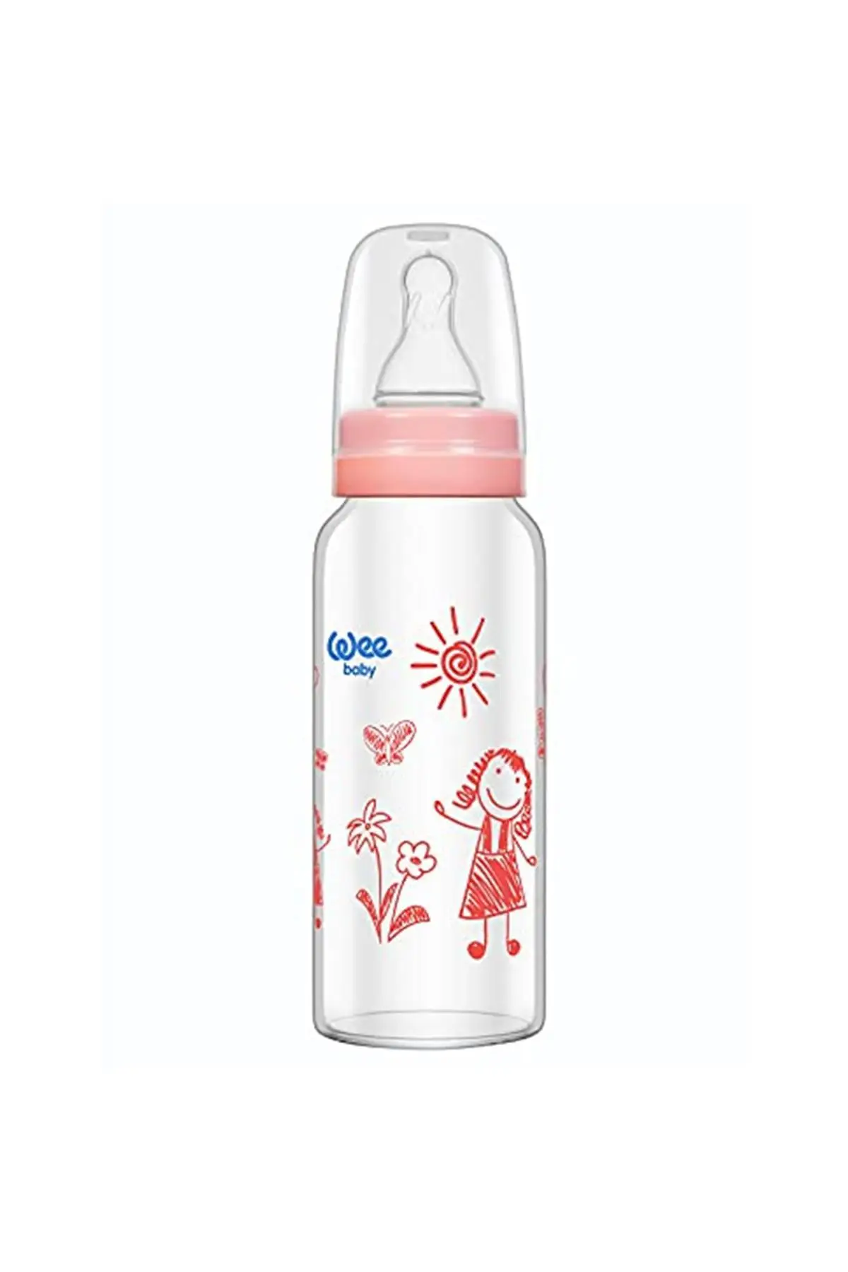 

Бренд: Wee Baby, термостойкая стеклянная детская бутылка 180 мл-розовая Категория: детская бутылка