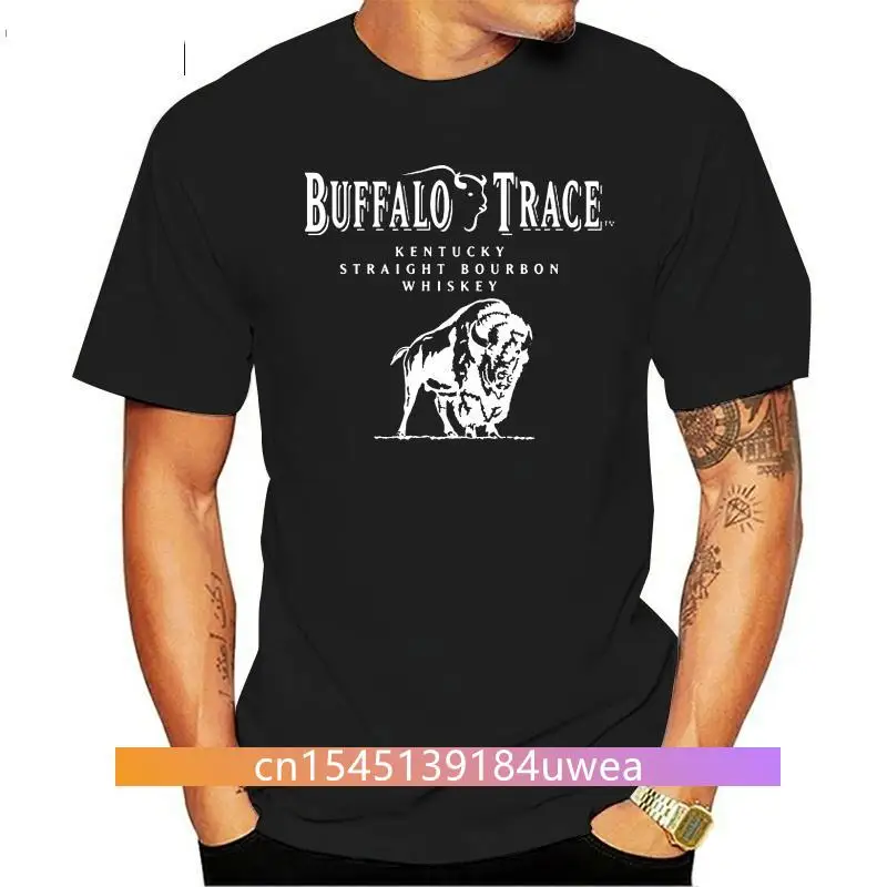 

BUFFALO TRACE Distillery In Frankfort Bourbon Whiskey Mens Black Tops Tee T Shirt Cool Gift Personality T-Shirt