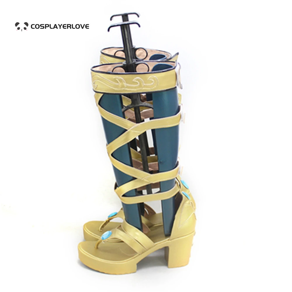 Genshin Impact Nilou Night Обувь для косплея Сапоги на заказ вас