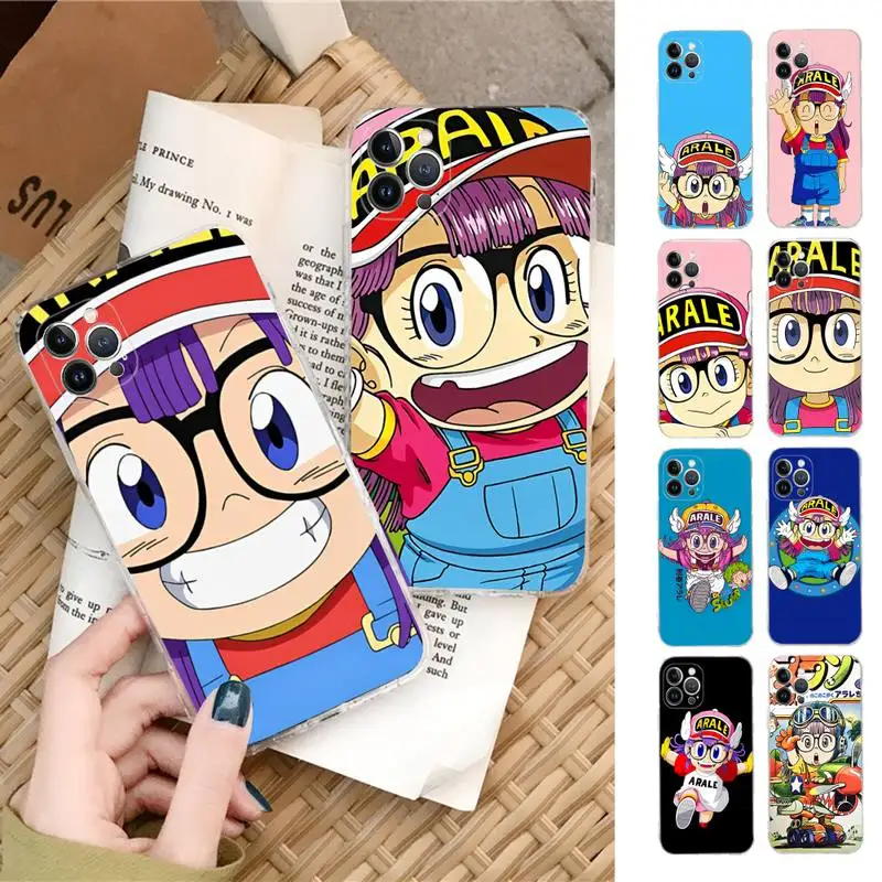 

Cartoon Dr SSlump A-Arales Phone Case Silicone Soft for iphone 14 13 12 11 Pro Mini XS MAX 8 7 6 Plus X XS XR Cover