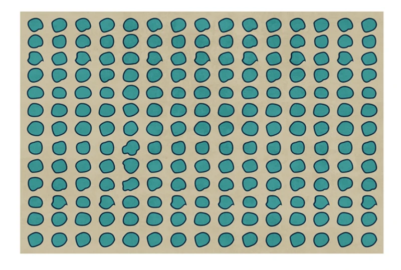 

Современный абстрактный большой ковер для гостиной Klein, синий художественный минималистичный дизайнерский ковер для спальни, ковер для журнального столика, украшение для дома