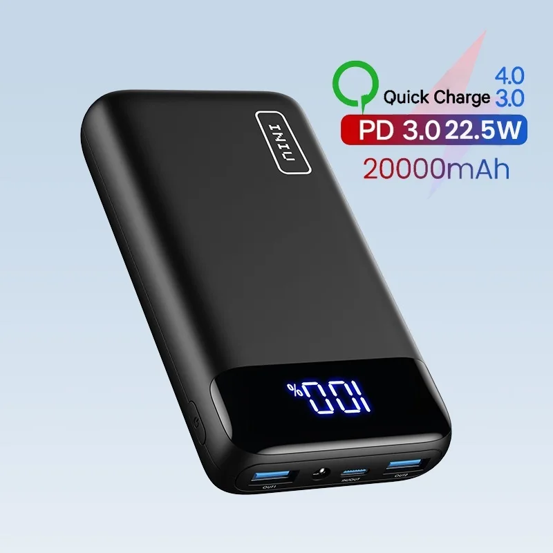 

2023New портативное зарядное устройство 20000 мА/ч 22,5 Вт PD3.0 QC4.0, быстрая зарядка, внешний аккумулятор для телефона, аккумулятор для iPhone 13 12 11 Samsung