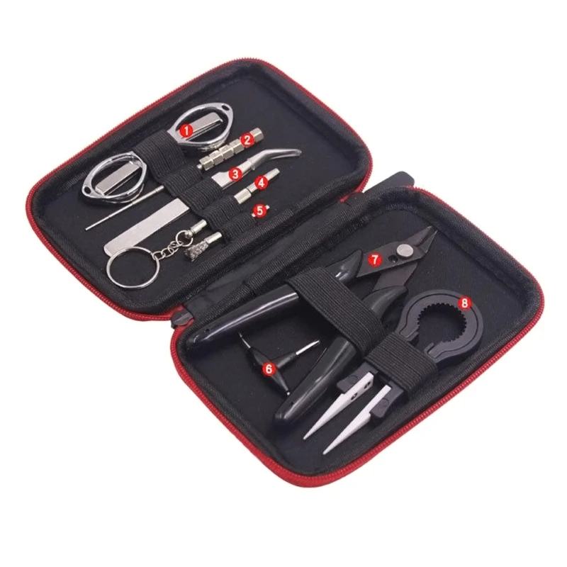 

Heating Wire Winding Rod Divine Tool Multi-function Ceramic Tweezers Set