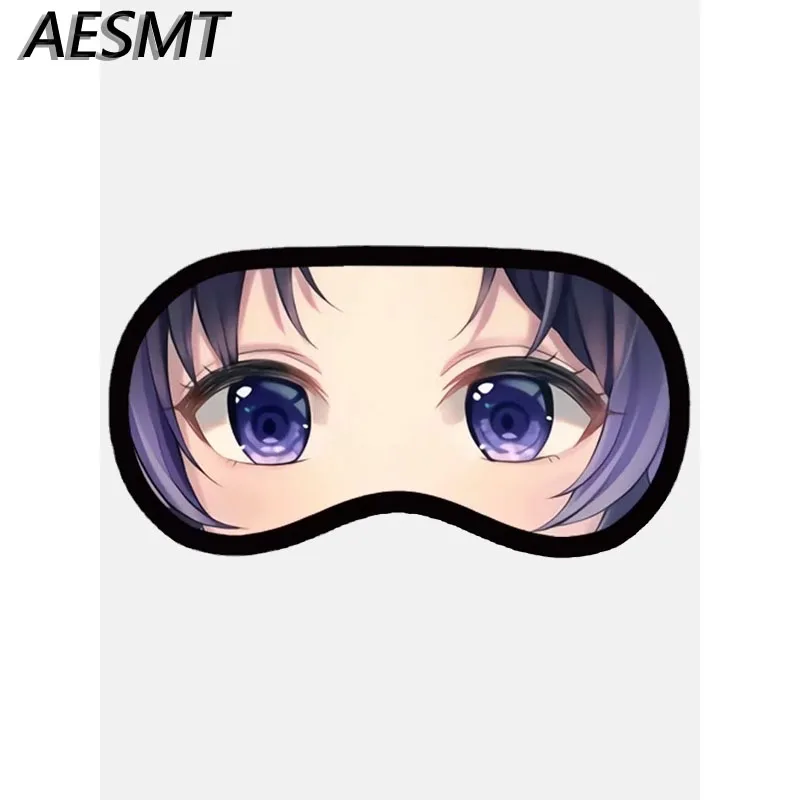 Anime Demon Slayer Eye Patch Kimetsu No Yaiba Kamado Tanjirou Cartoon Sleep Blindfold Shading Casual Eyes Mask Cosplay Props