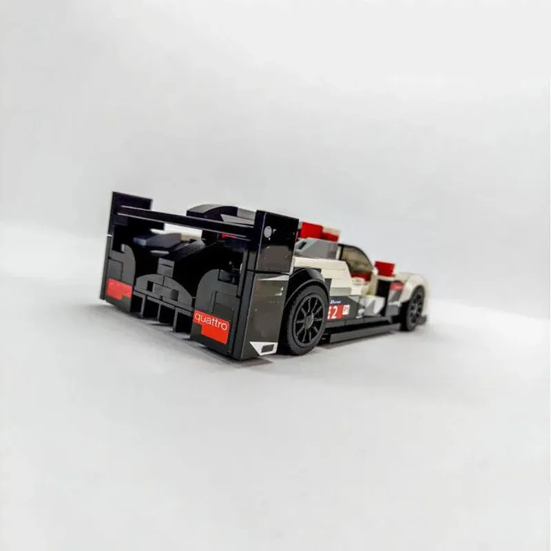 305 шт. MOC Le Mans Race Speed Champions DIY R18 QUATTRO # 2 строительные блоки гонки 2014 сборная модель
