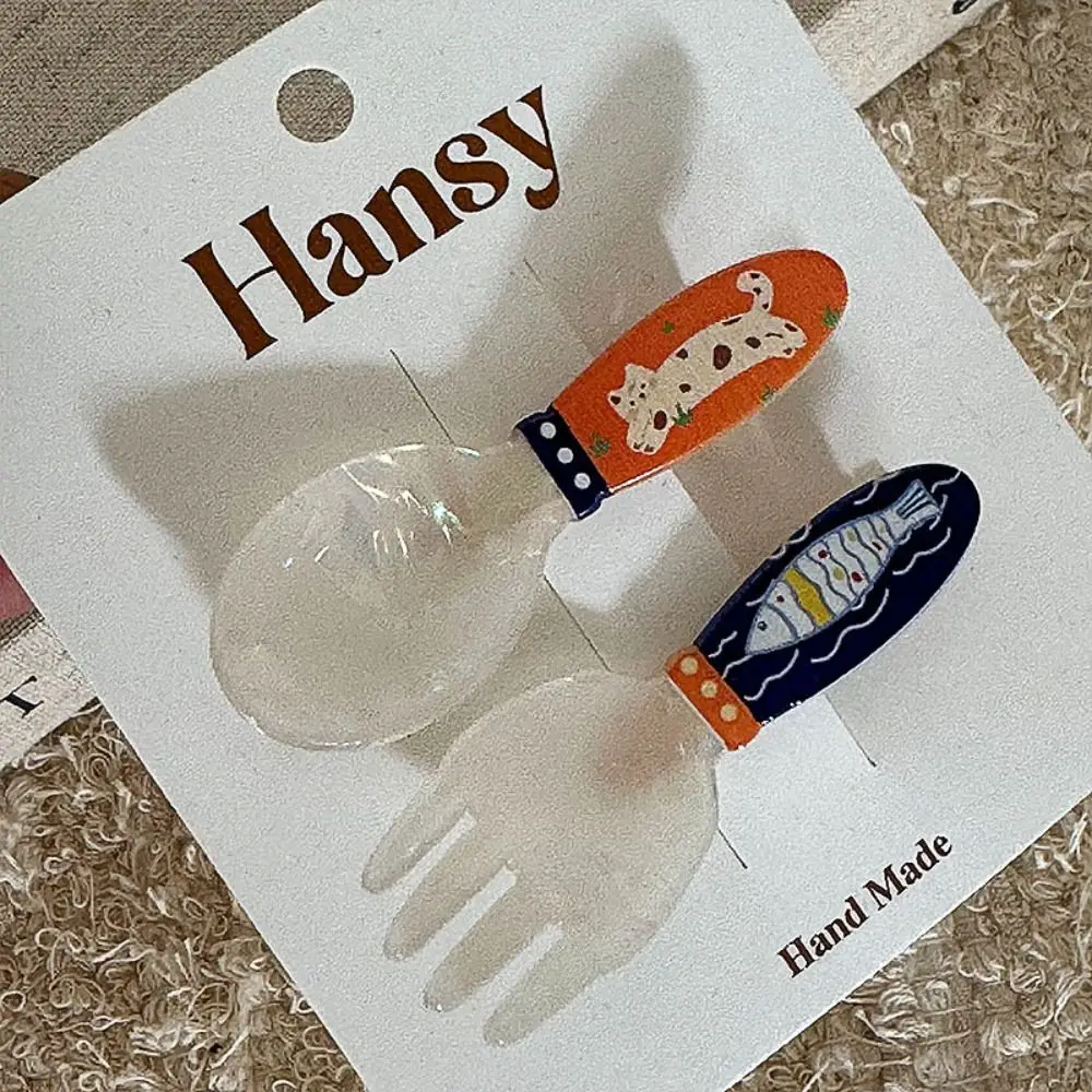 2 шт./набор заколки для волос в виде животных